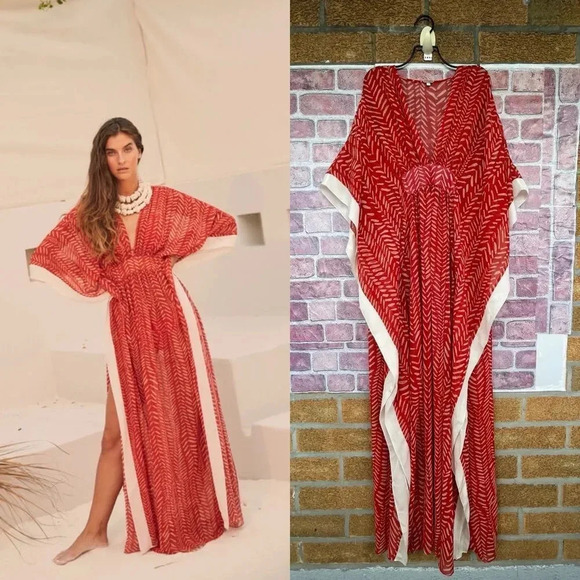 Johanna Ortiz Dresses & Skirts - JOHANNA ORTIZ Seychelles Printed Georgette Maxi Dress small